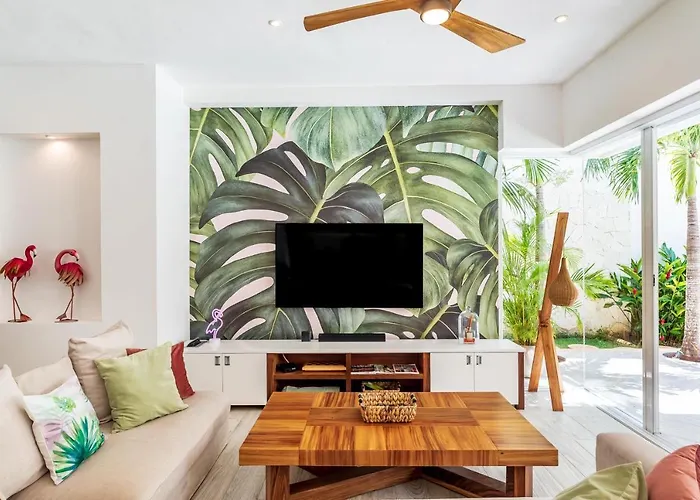 Ek'balam & Flamingo, Luxury Villas, Private Pool, Private Garden, Jacuzzi, 24h Security Pousada Tulum