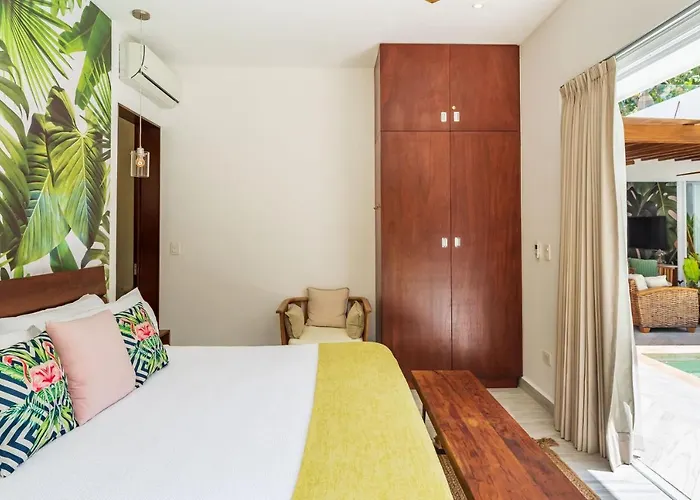 Ek'balam & Flamingo, Luxury Villas, Private Pool, Private Garden, Jacuzzi, 24h Security Pousada *