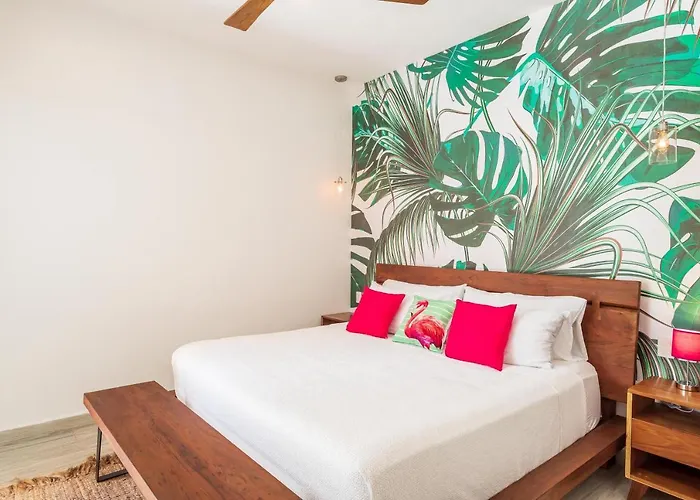 Ek'balam & Flamingo, Luxury Villas, Private Pool, Private Garden, Jacuzzi, 24h Security Pousada Tulum