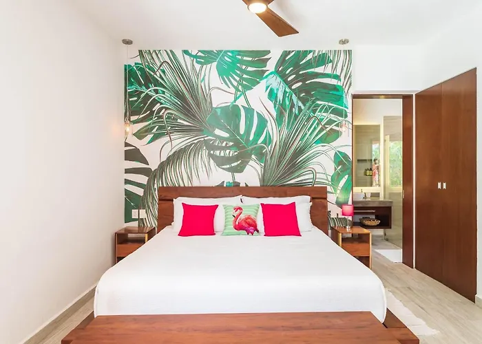 Ek'balam & Flamingo, Luxury Villas, Private Pool, Private Garden, Jacuzzi, 24h Security Pousada Tulum