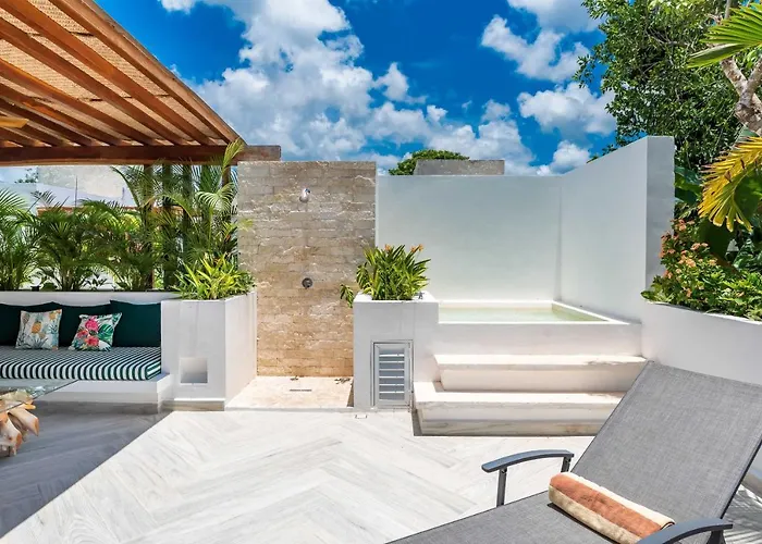 Pousada Ek'balam & Flamingo, Luxury Villas, Private Pool, Private Garden, Jacuzzi, 24h Security Tulum