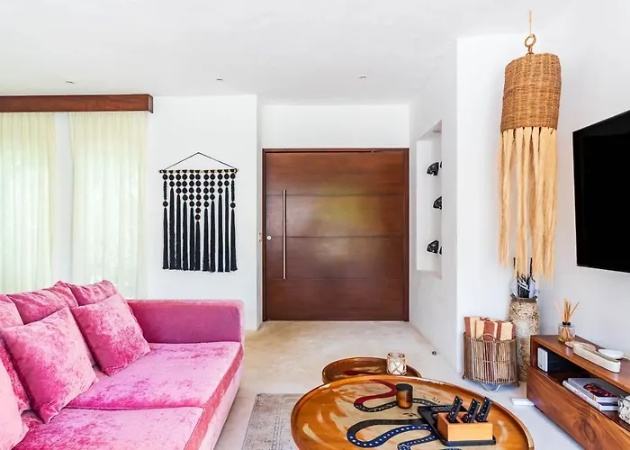 Ek'balam & Flamingo, Luxury Villas, Private Pool, Private Garden, Jacuzzi, 24h Security Pousada *