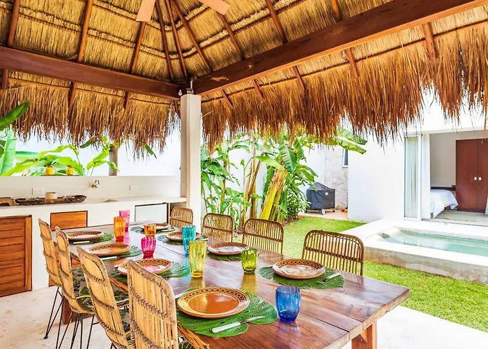 Pousada Ek'balam & Flamingo, Luxury Villas, Private Pool, Private Garden, Jacuzzi, 24h Security