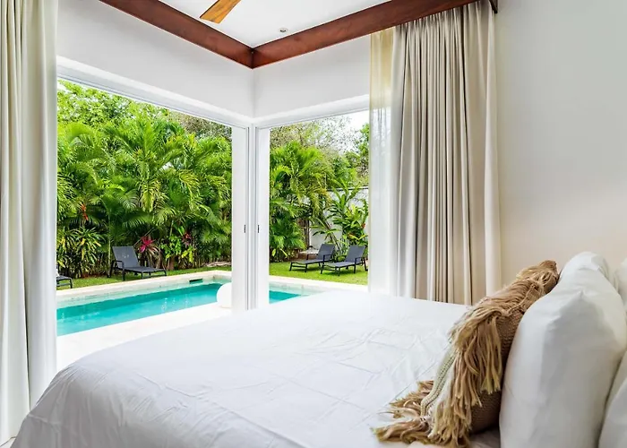 Ek'balam & Flamingo, Luxury Villas, Private Pool, Private Garden, Jacuzzi, 24h Security Pousada Tulum