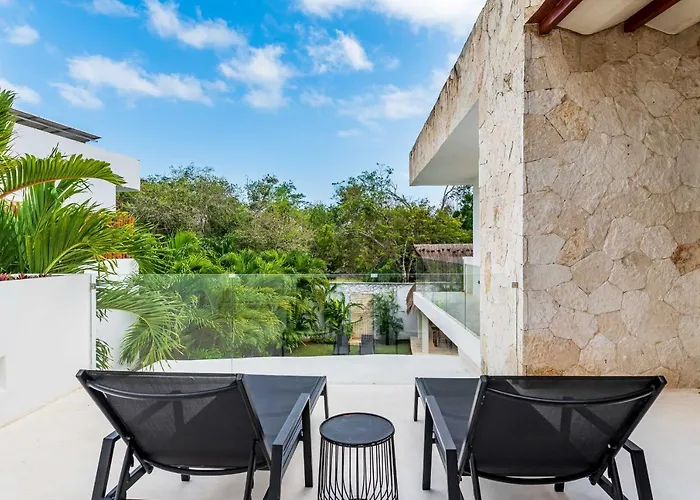 Ek'balam & Flamingo, Luxury Villas, Private Pool, Private Garden, Jacuzzi, 24h Security Pousada *