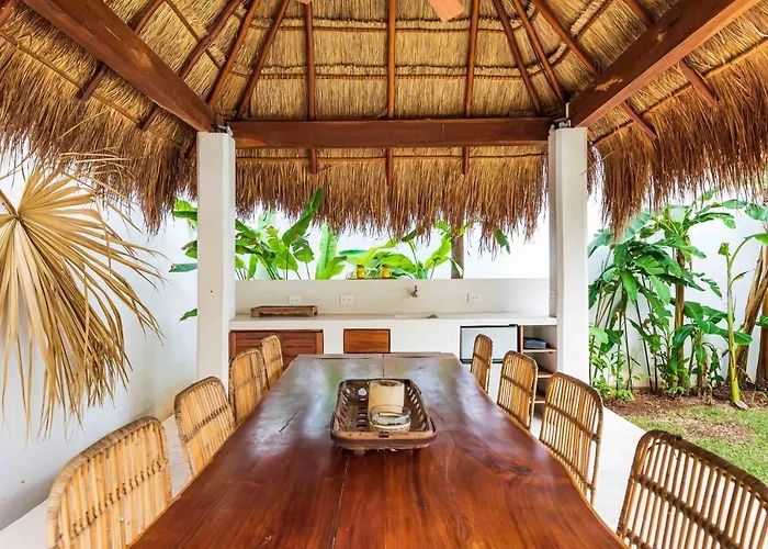Ek'balam & Flamingo, Luxury Villas, Private Pool, Private Garden, Jacuzzi, 24h Security Pousada Tulum
